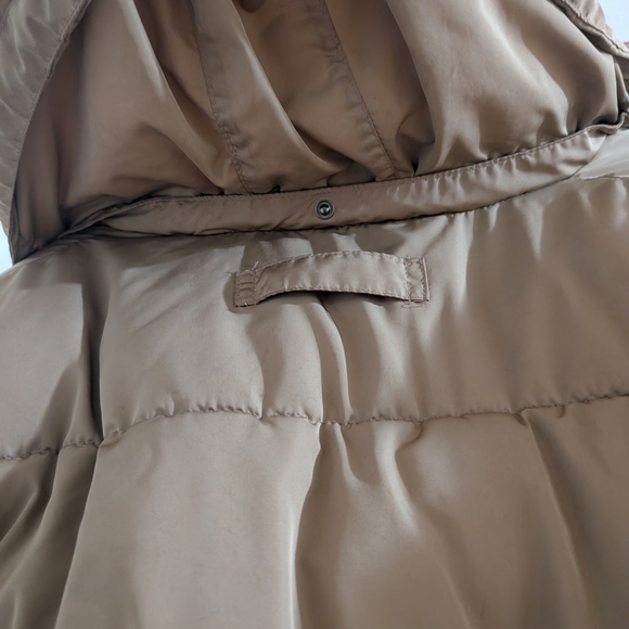 Urban Outfitters Tan Puffer Jacket Cropped Quilted Design - Picture 7 of 9